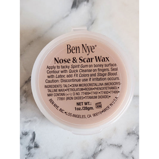 Ben Nye NW-1 Fair Nose & Scar Wax Special Effects Makeup Contouring & Creating