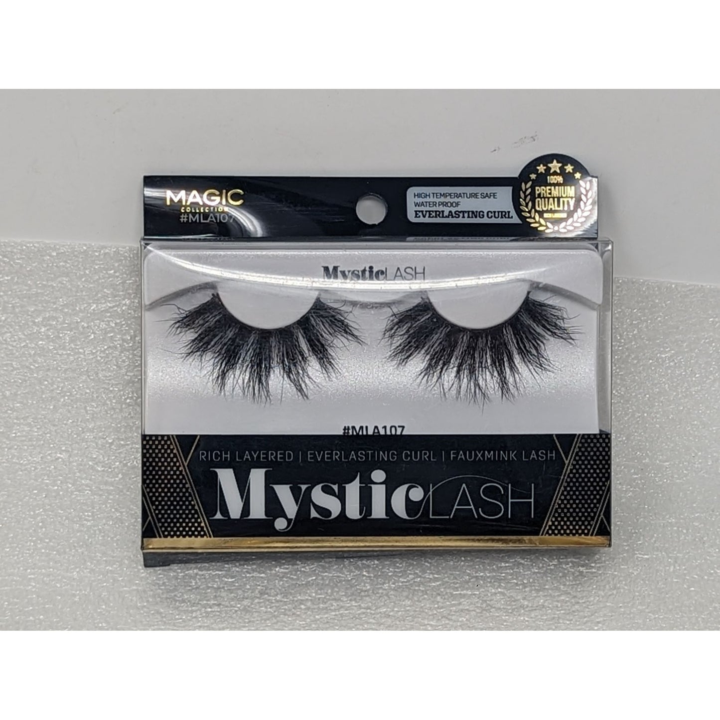 Mystic Lash Everlasting Curl False Lashes Eye Lashes Black MLA107