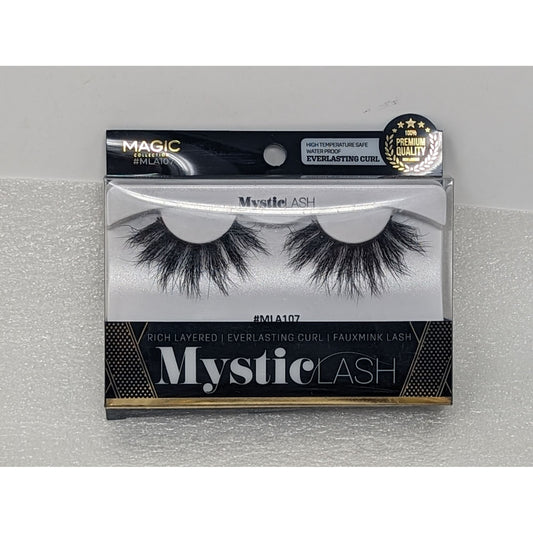 Mystic Lash Everlasting Curl False Lashes Eye Lashes Black MLA107