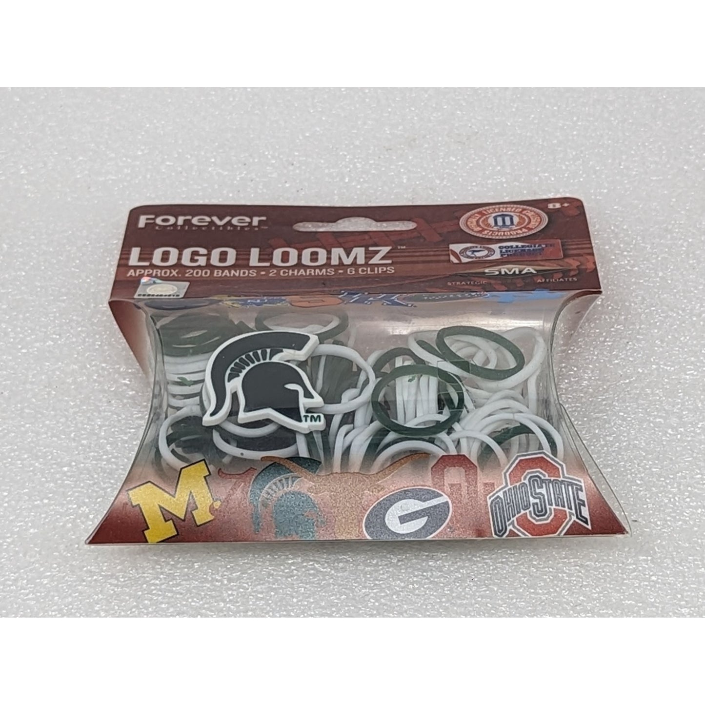 Ohio State Logo Loomz 200 Bands 2 Charms 6 Clips Forever Collectibles