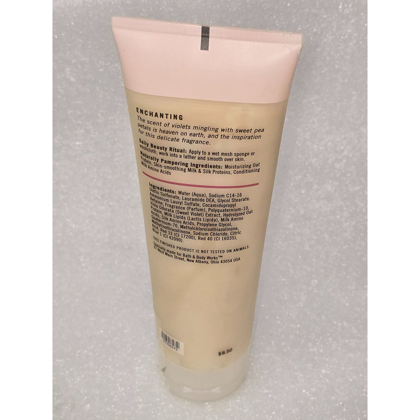 Bath & Body Works Pleasures Sweet Pea Creamy Body Wash 8 Fl Oz