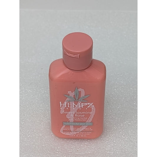 Hempz Beauty Sweet Jasmine & Rose Smoothing Herbal Body Moisturizer 2.25 oz