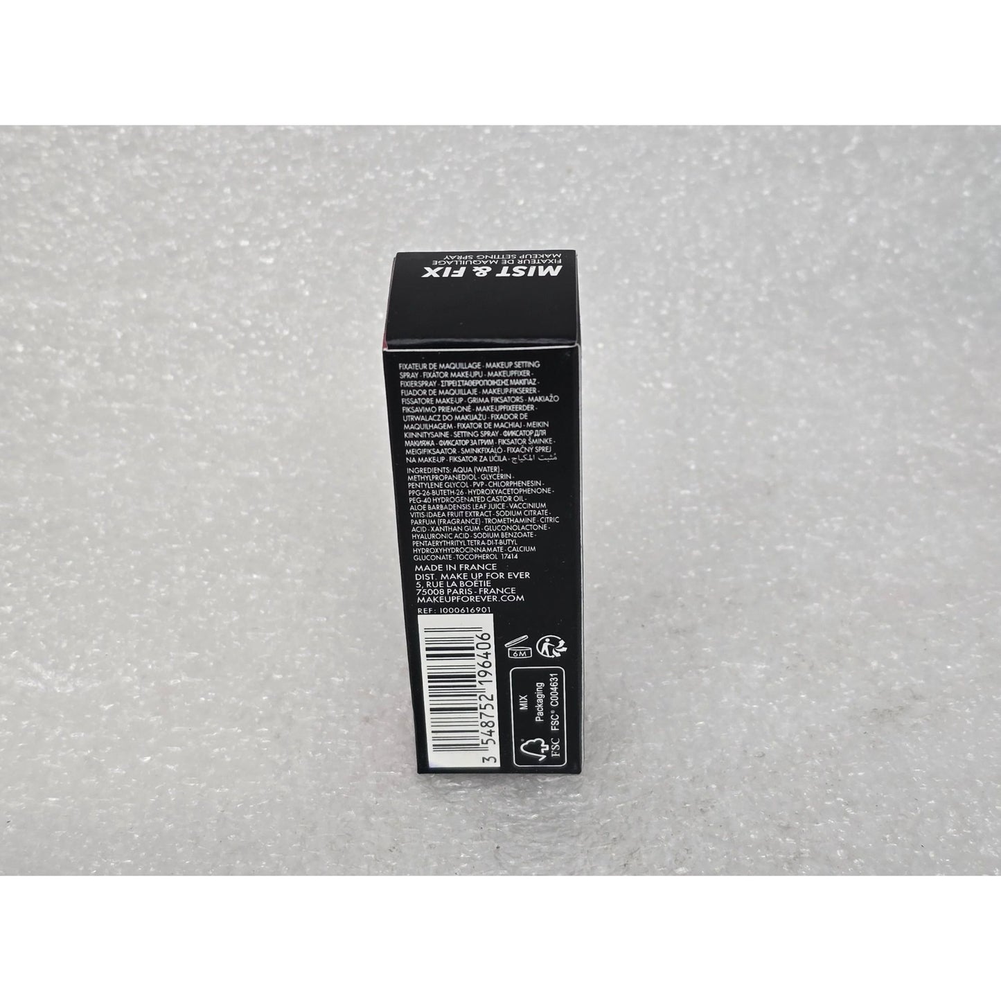 Make Up For Ever Mist & Fix 24H Hydrating Makeup Setting Spray 10ml Travel Size