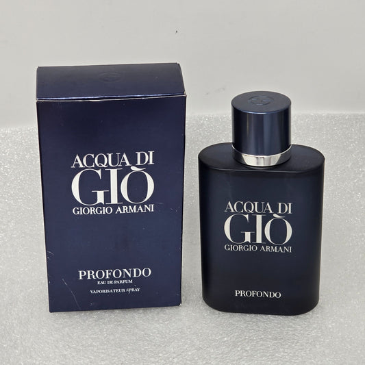 Giorgio Armani Acqua Di Gio Profondo Eau De Parfum Cologne For Men 2.5 Oz