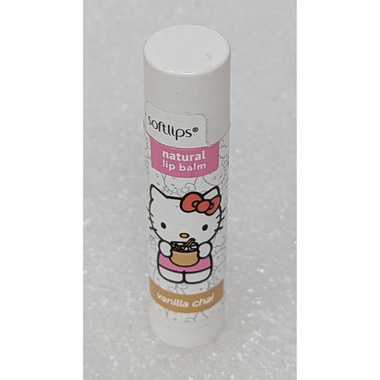 Hello Kitty Vanilla Chai Natural Lip Balm By Softlips