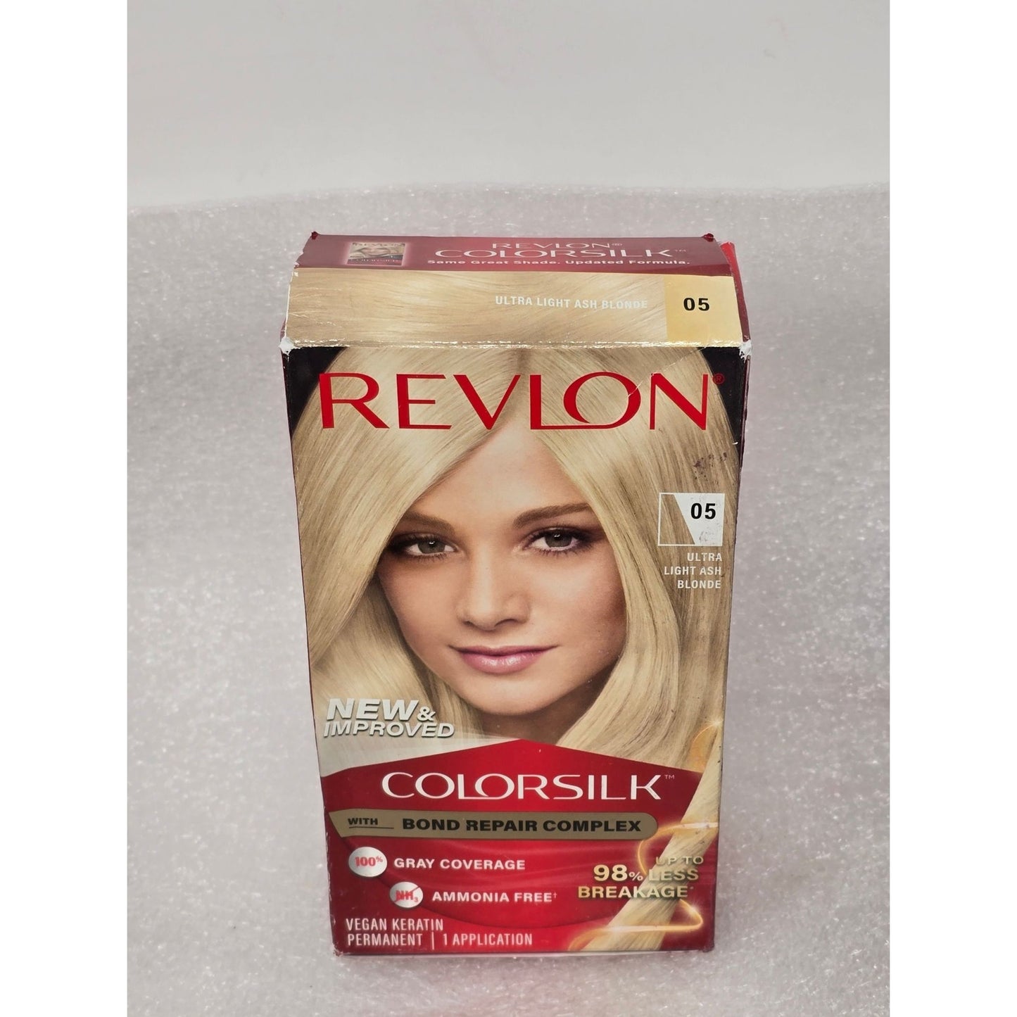 Revlon Colorsilk Permanent Hair Color 05 Ultra Light Ash Blonde Ammonia-Free