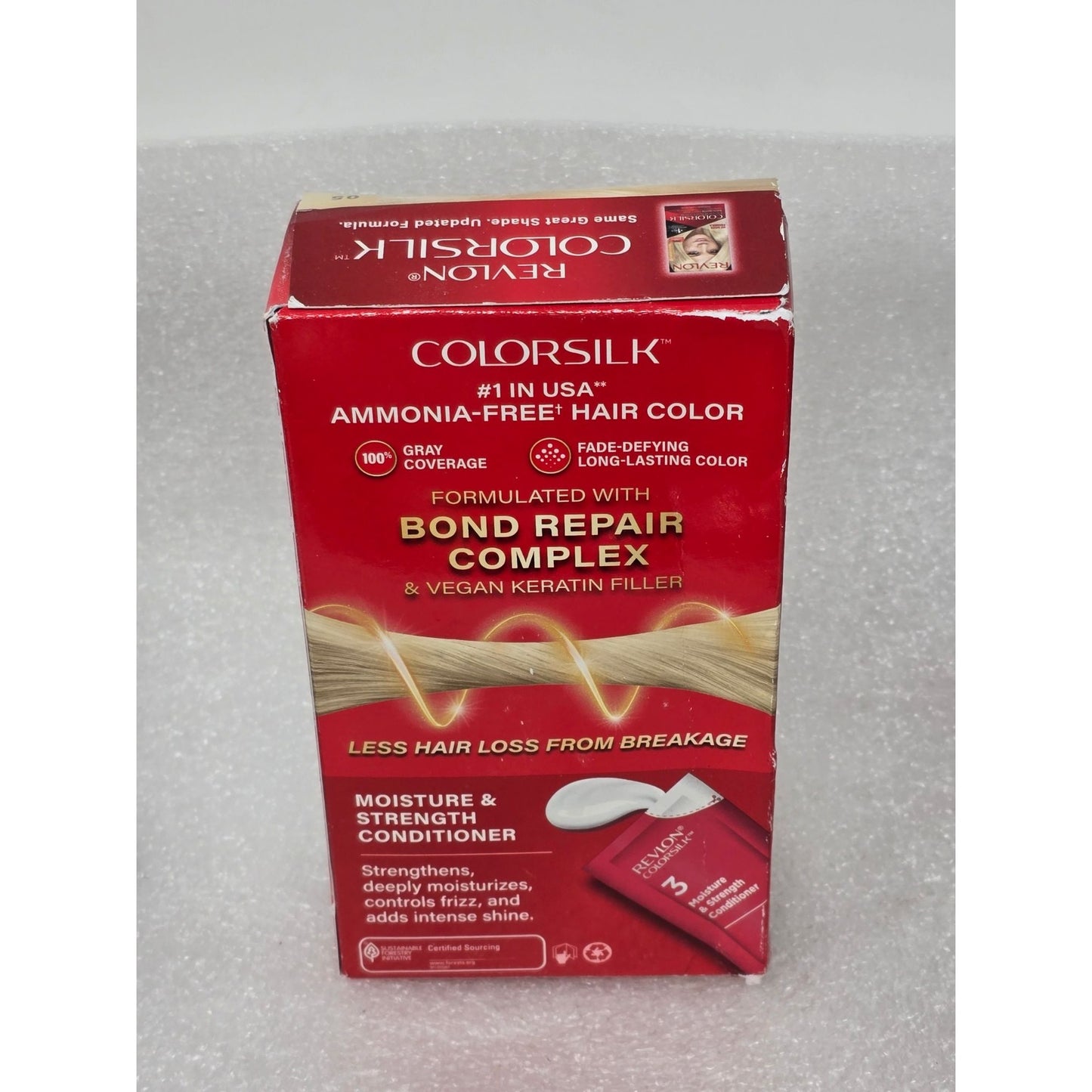 Revlon Colorsilk Permanent Hair Color 05 Ultra Light Ash Blonde Ammonia-Free