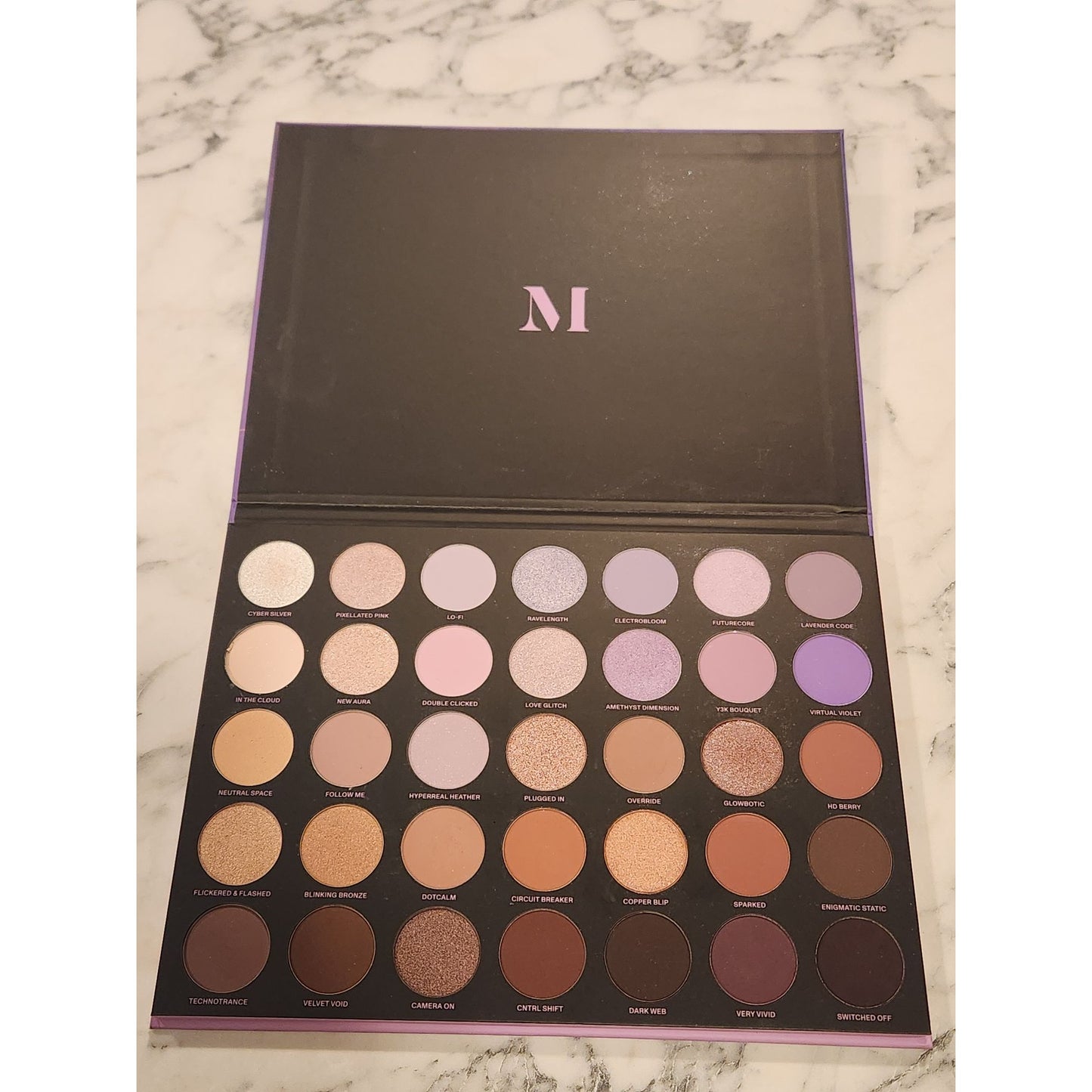 Morphe 35L Ultra Lavender Artistry Palette With 35 Shades