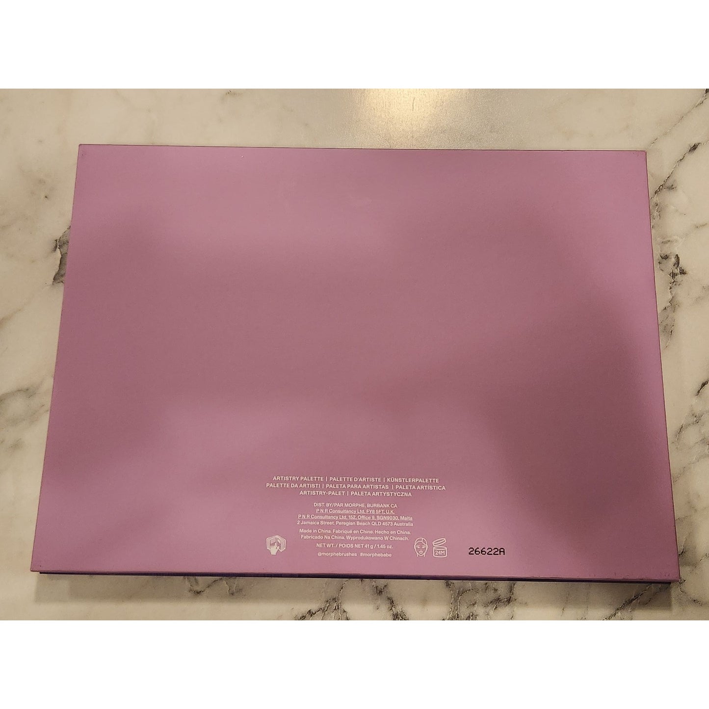 Morphe 35L Ultra Lavender Artistry Palette With 35 Shades