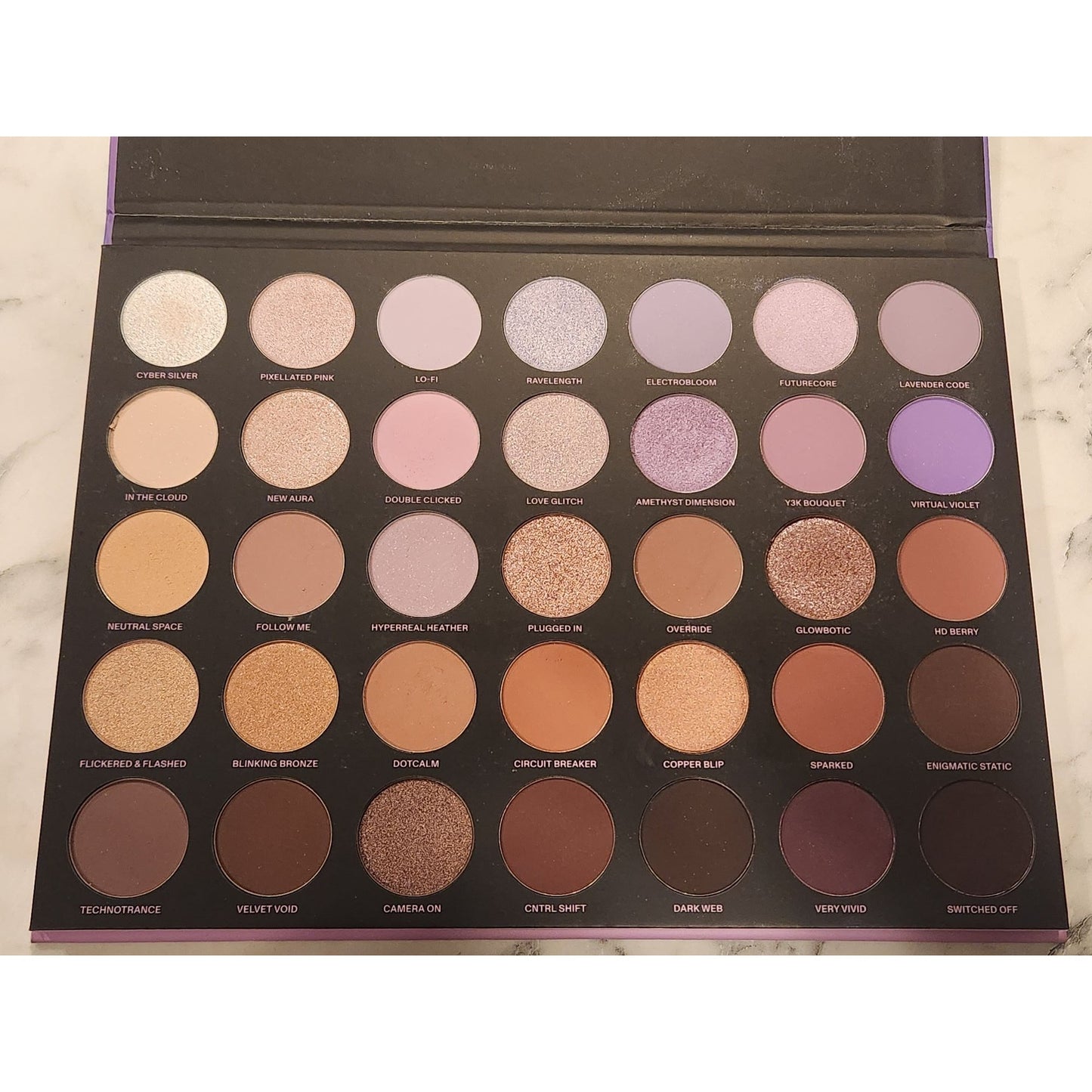 Morphe 35L Ultra Lavender Artistry Palette With 35 Shades