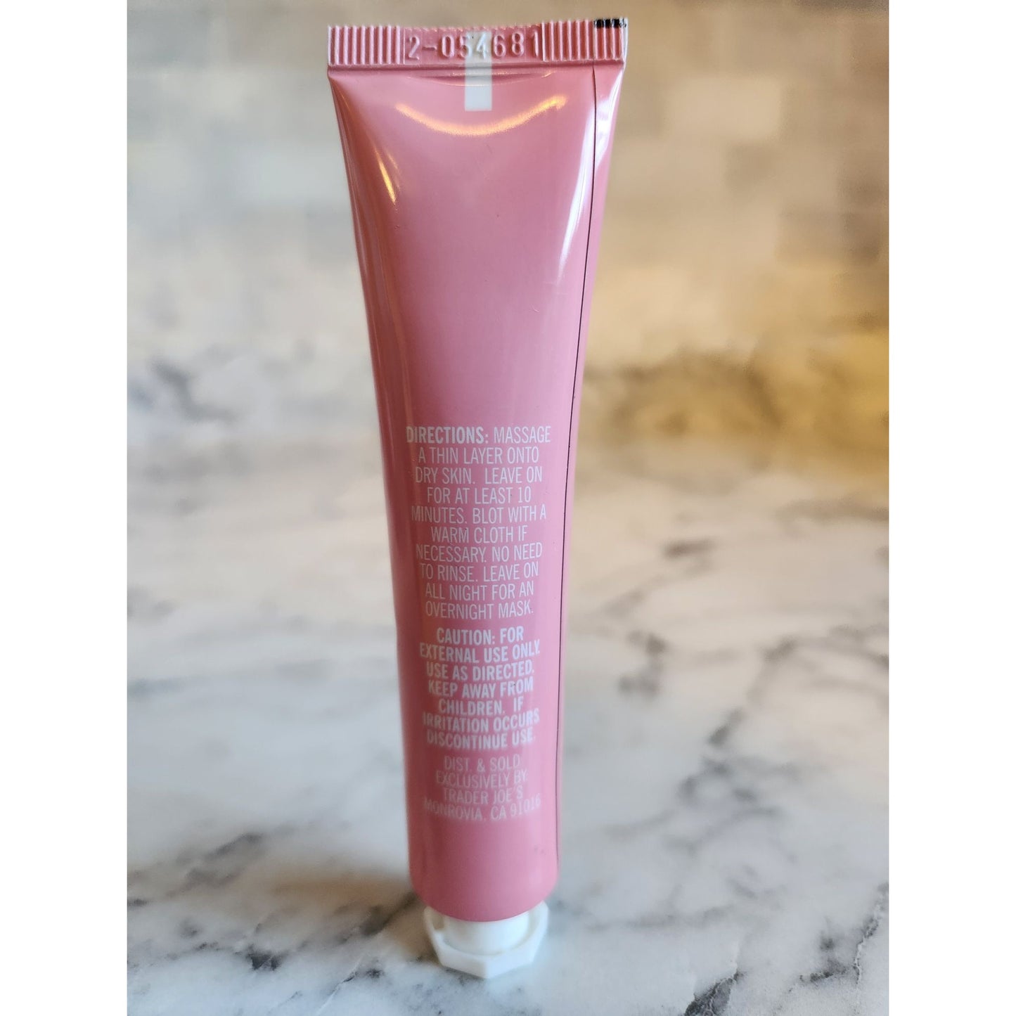 Trader Joes Moisturizing Glow Face Mask 0.8 Oz Tube