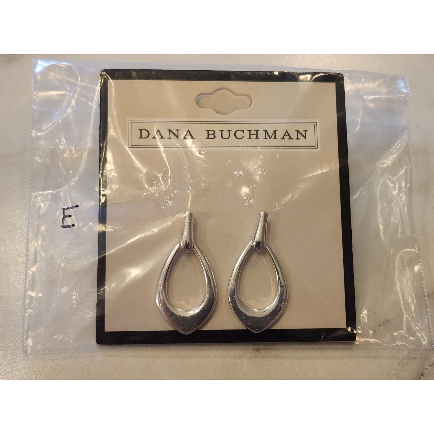 Dana Buchman Silver-Tone Teardrop Earrings Lightweight Elegant Style