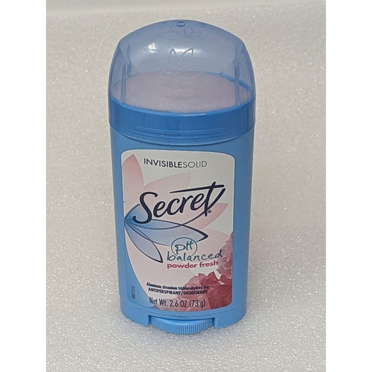 Secret Invisible Solid PH Balanced Antiperspirant and Deodorant Powder Fresh