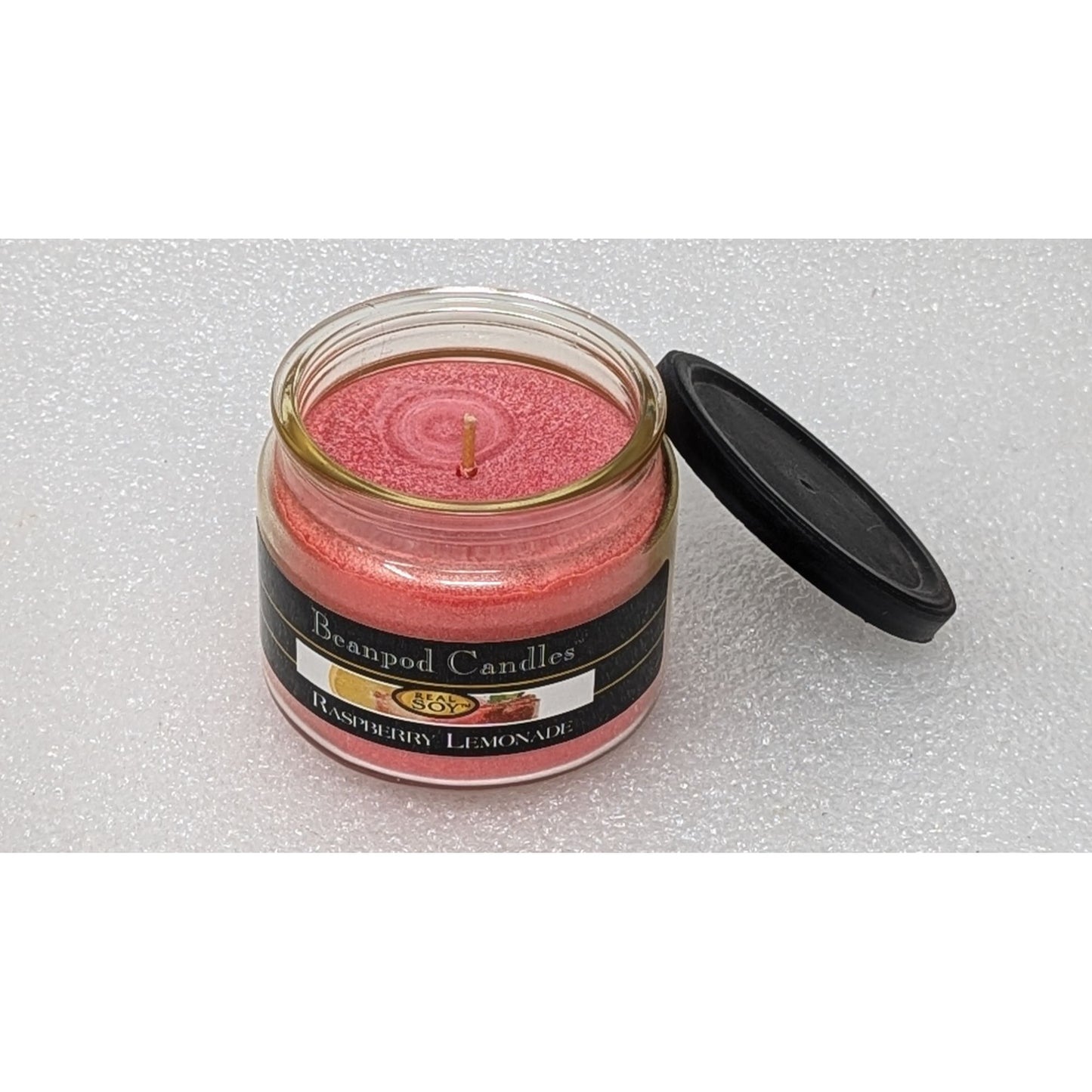 Beanpod Candles Raspberry Lemonade Real Soy Scented Candle 4.5 oz