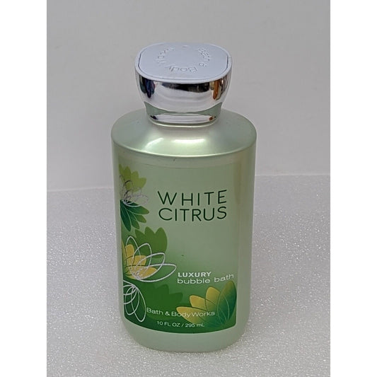 Bath & Body Work White Citrus Luxury Bubble Bath 10 oz