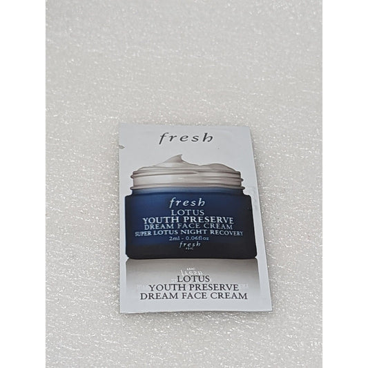 Fresh Lotus Youth Preserve Dream Face Cream Super Night Recovery Sample .06 oz