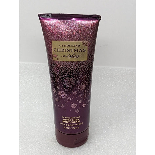 Bath & Body Works A Thousand Christmas Wishes Ultra Shea Body Cream 8 oz