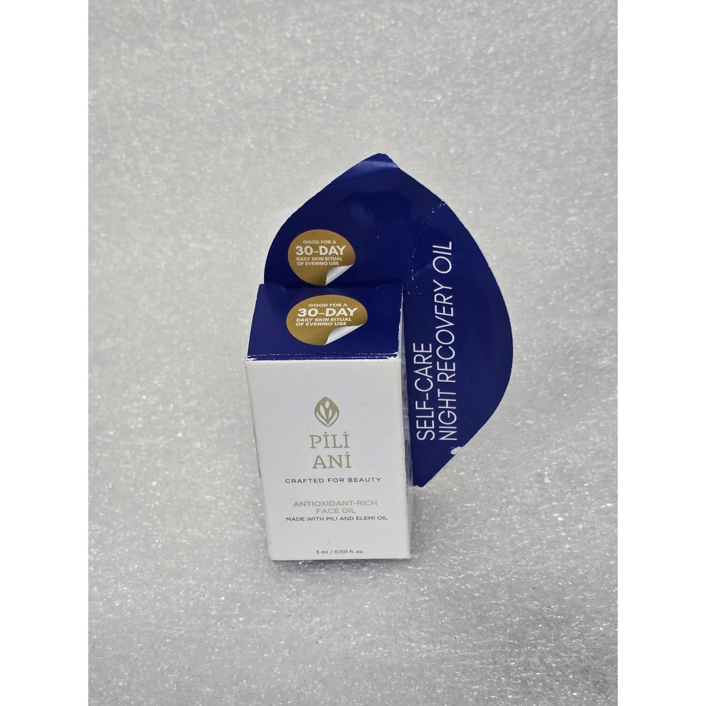 Pili Ani Antioxidant-Rich Night Recovery Face Oil 3 ml .101 oz Travel Size