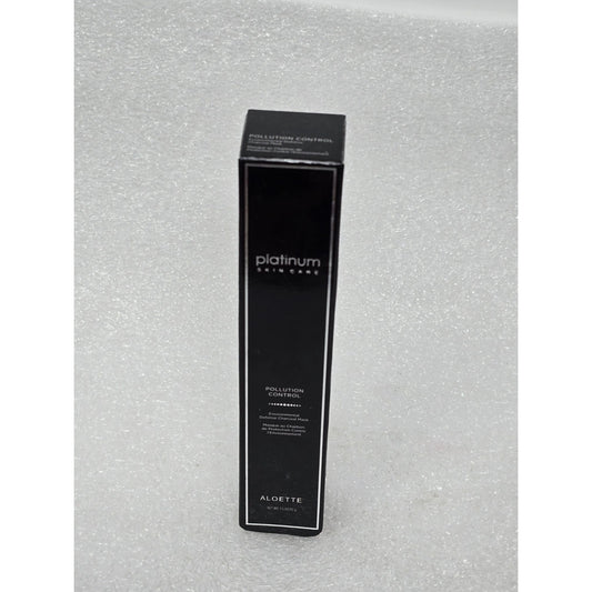Aloette Platinum Skin Care Pollution Control Environmental Defense Charcoal Mask