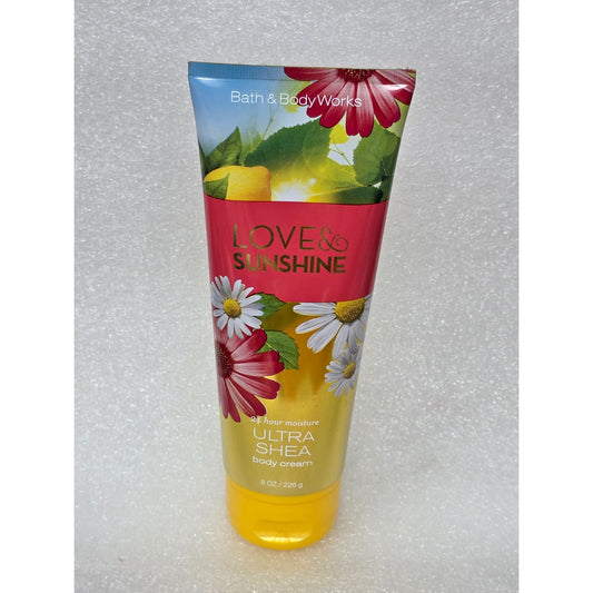 Bath & Body Works Love & Sunshine Ultra Shea Body Cream 8 Oz