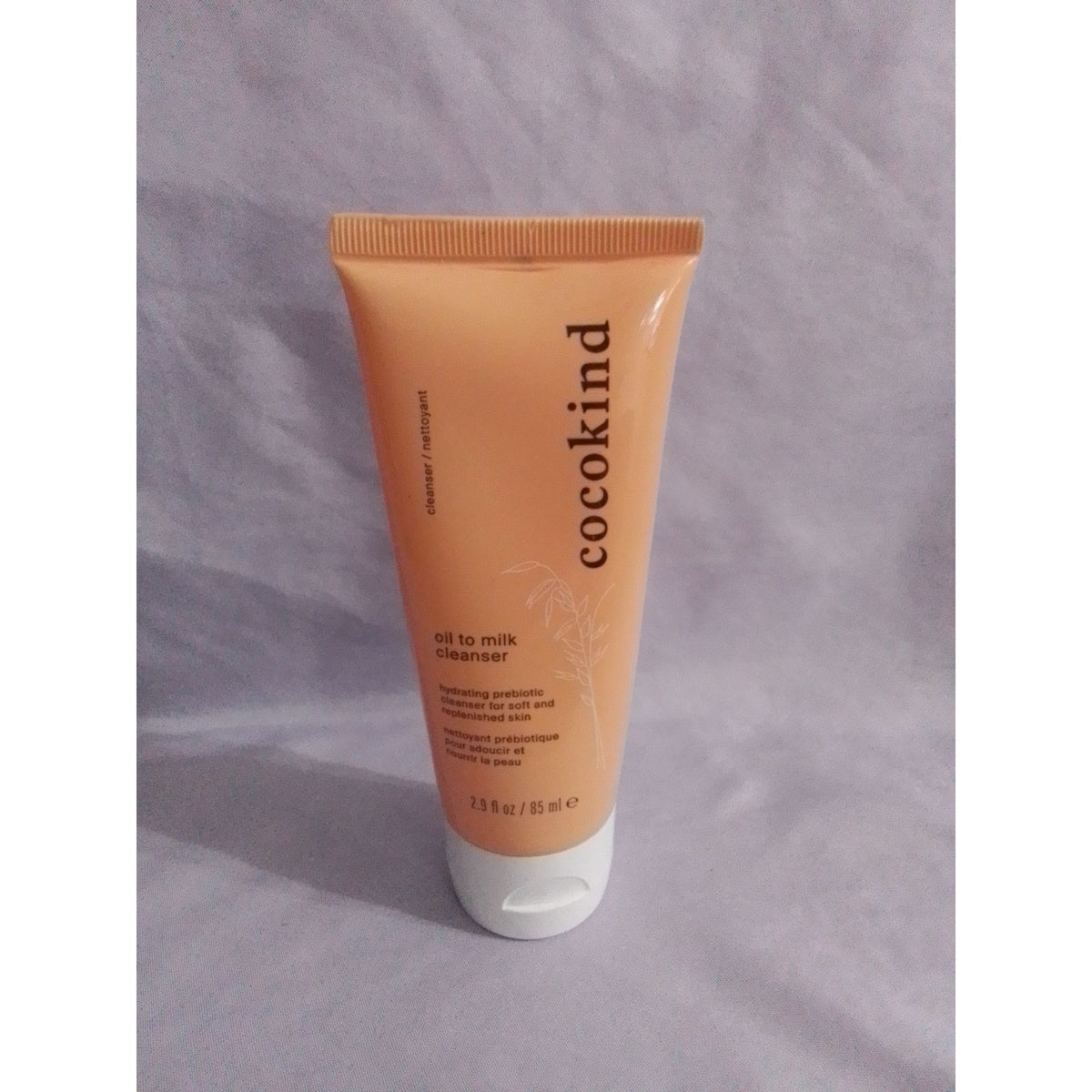 Cocokind Oil To Milk Cleanser 85ml Tube Hydrating Prebiotic Skin Cleanser For All Skin Types