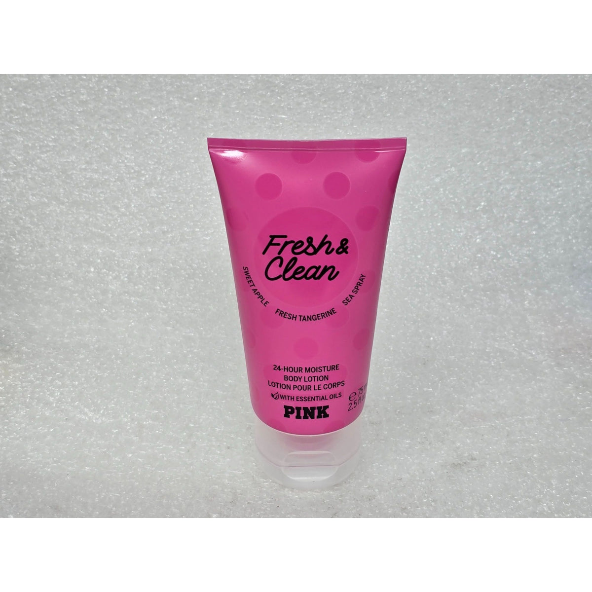 Victoria's Secret Pink Fresh & Clean Body Lotion Sweet Apple Tangerine 2.5 oz