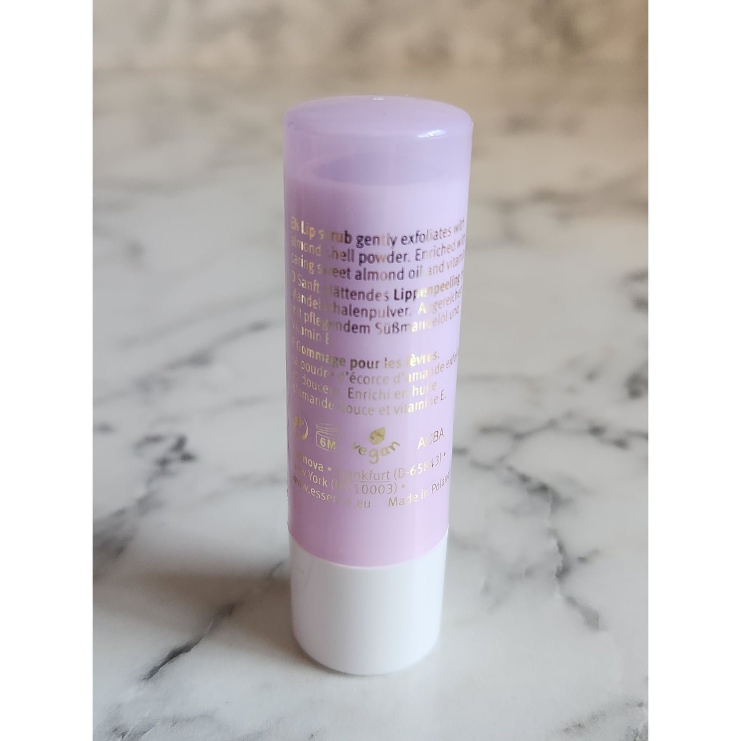 Essence Lip Scrub Curing Sweet Almond Oil Vegan Exfoliator Hydrating Lip Care