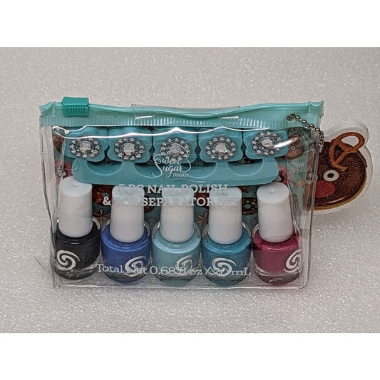 Sweet Sugar Fantasy 5 pc Nail Polish & Toe Separator Set