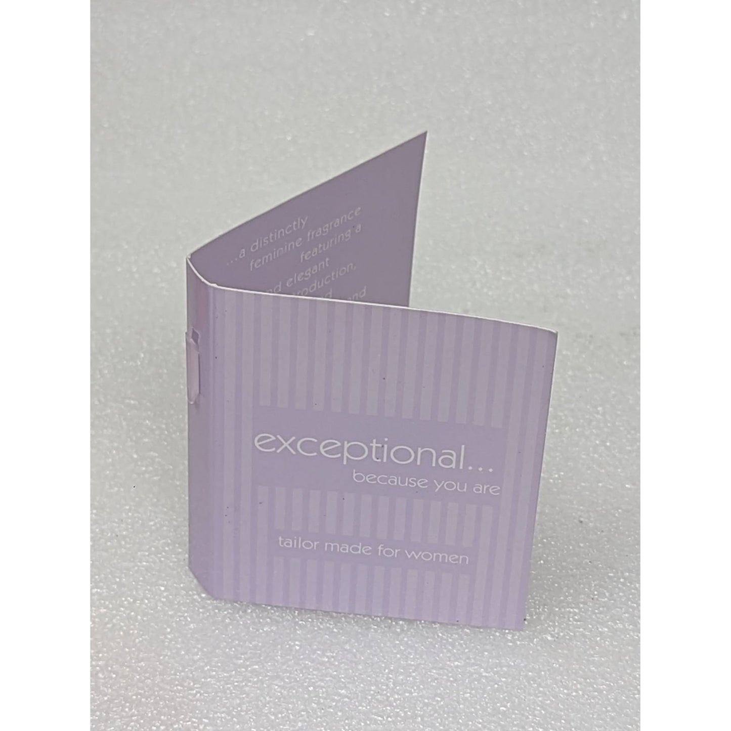 Exceptional Because You Are Perfume Sample Vial Eau de Parfum .034 oz