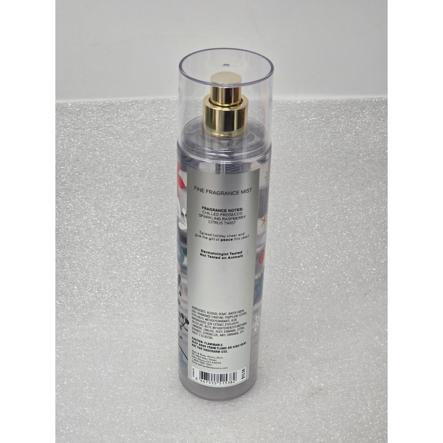Bath & Body Works Peace Iced Raspberry Bellini Fine Fragrance Mist 8 Fl Oz