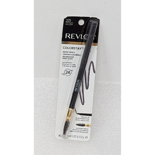 Revlon Colorstay Brow Eyebrow Pencil Waterproof 225 Soft Black