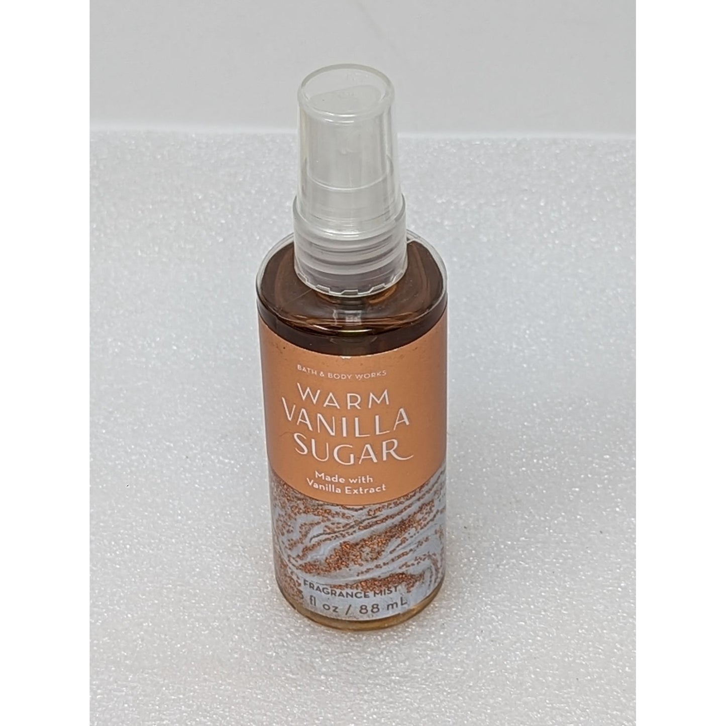 Bath & Body Works Warm Vanilla Sugar Fragrance Mist Spray Travel Size 3 oz