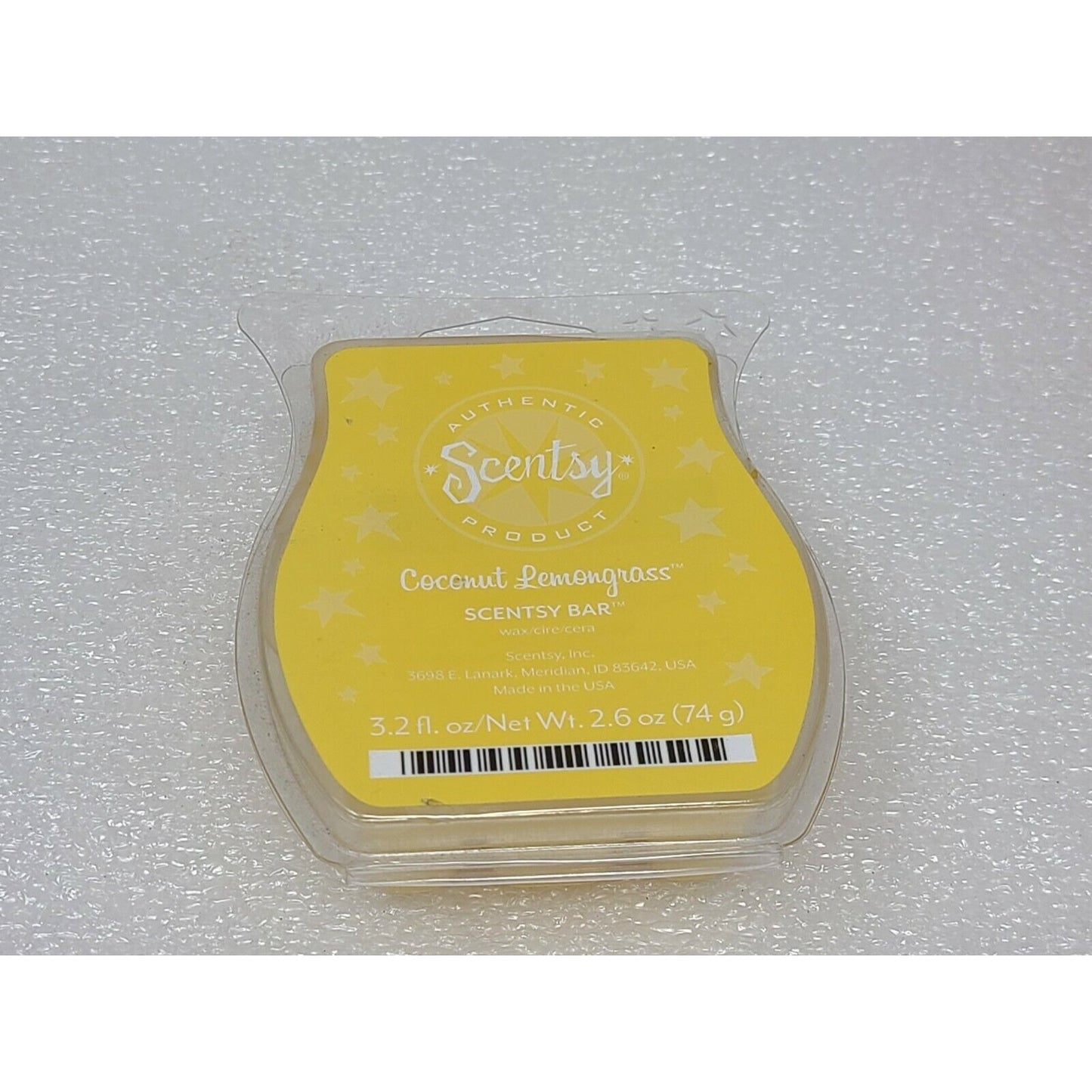 Scentsy Bar Wax Coconut Lemongrass 3.2 Oz