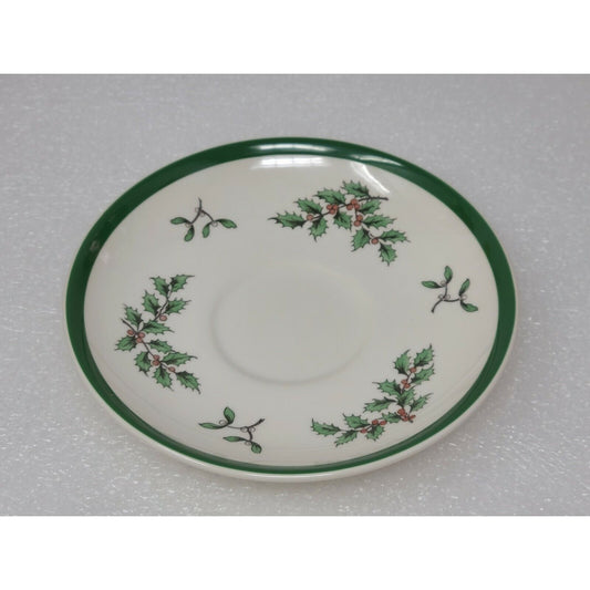 Vintage Spode England Christmas Tree Saucer 5 5/8" S3324-Y