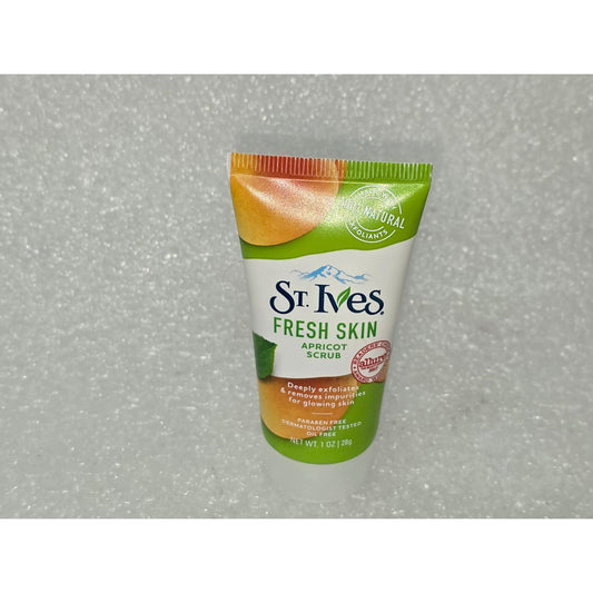 St. Ives Fresh Skin Apricot Scrub 1 Oz Exfoliator Travel Size