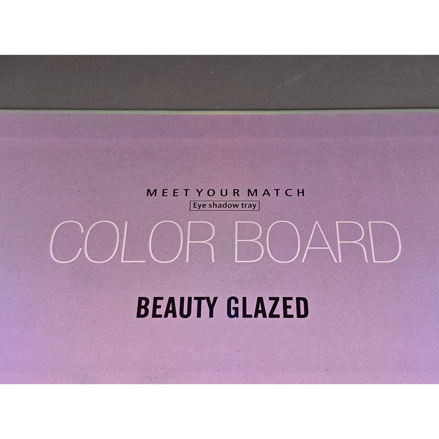 Beauty Glazed Meet Your Match Color Board Eyeshadow Tray