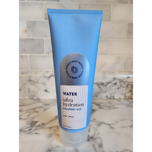 Bath & Body Works Water Ultra Hydration Body Cream With Hyaluronic Acid 8 Oz