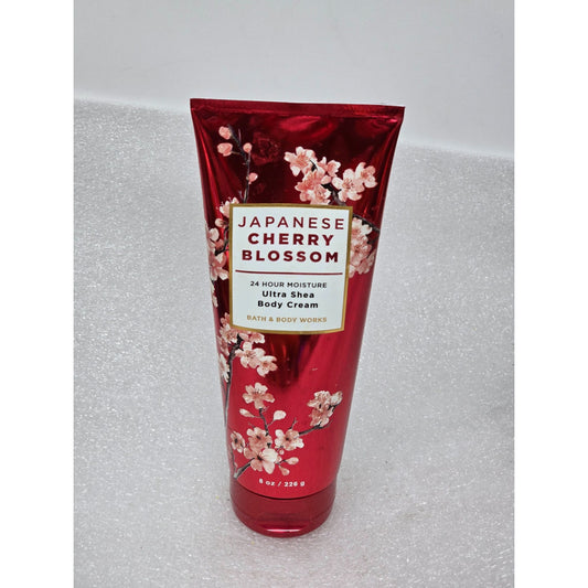 Bath & Body Works Japanese Cherry Blossom Ultra Shea Body Cream 8 Oz Moisturizer