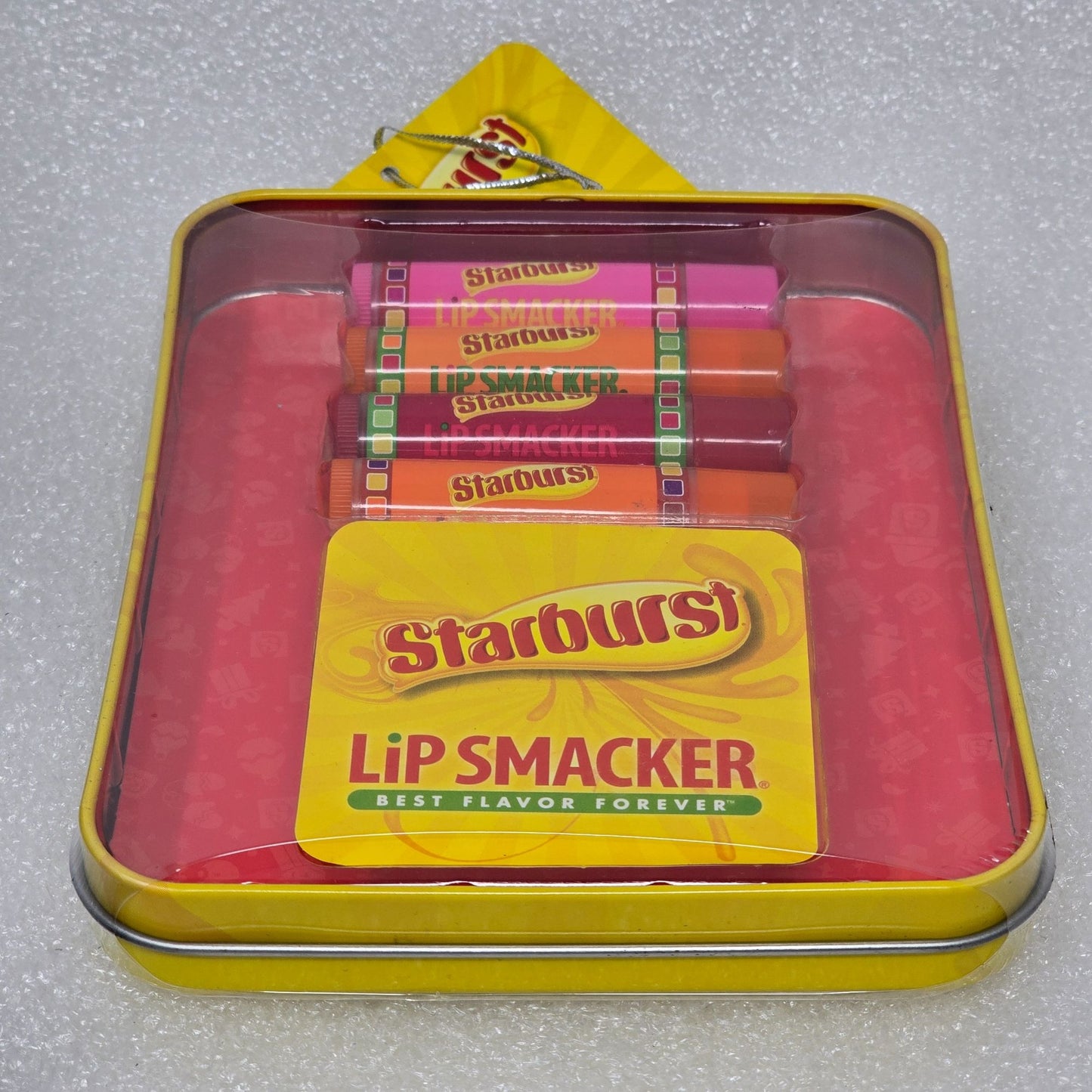 Starburst Lip Smacker Lip Balm Tin Set With 4 Flavors Collectible Tin Packaging