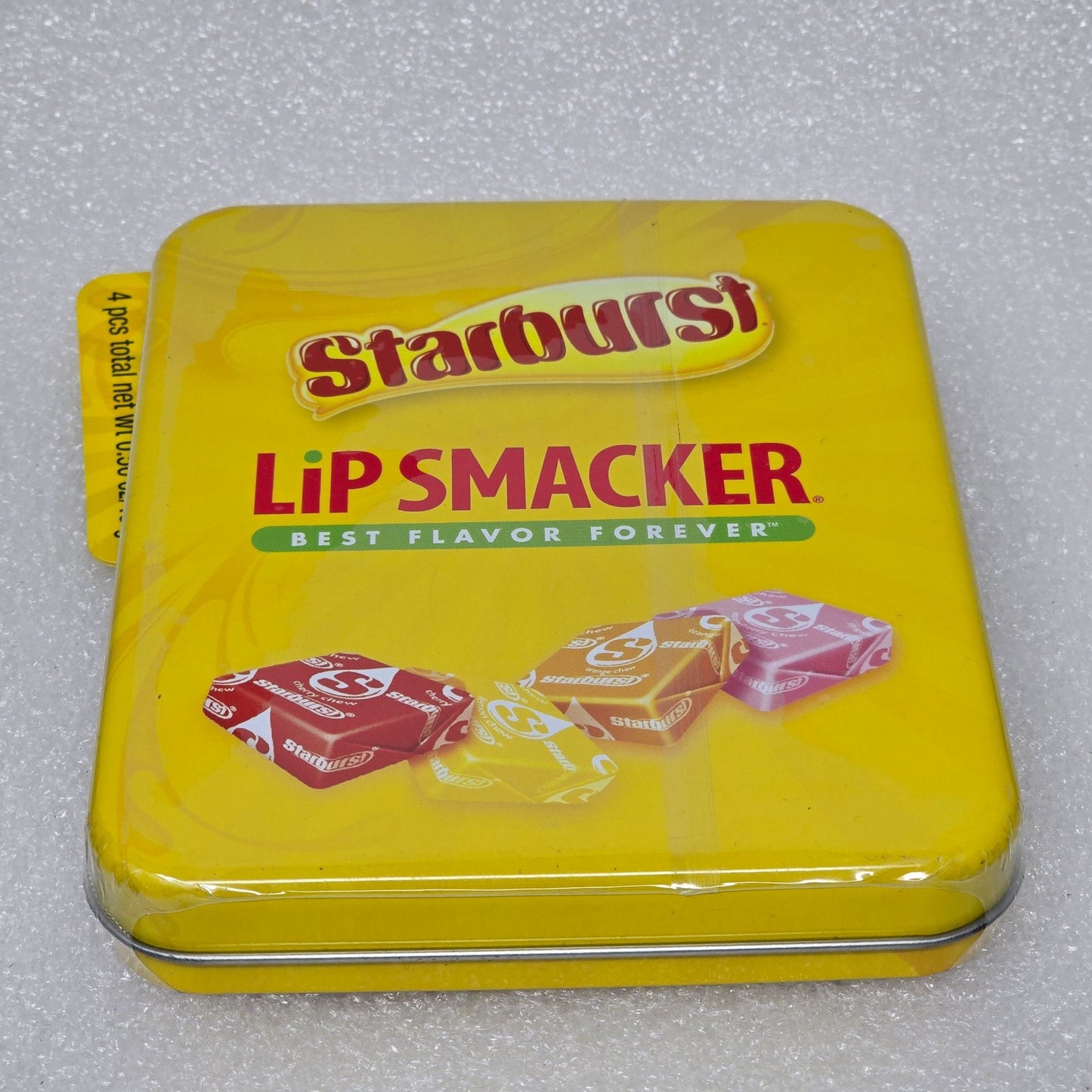 Starburst Lip Smacker Lip Balm Tin Set With 4 Flavors Collectible Tin Packaging