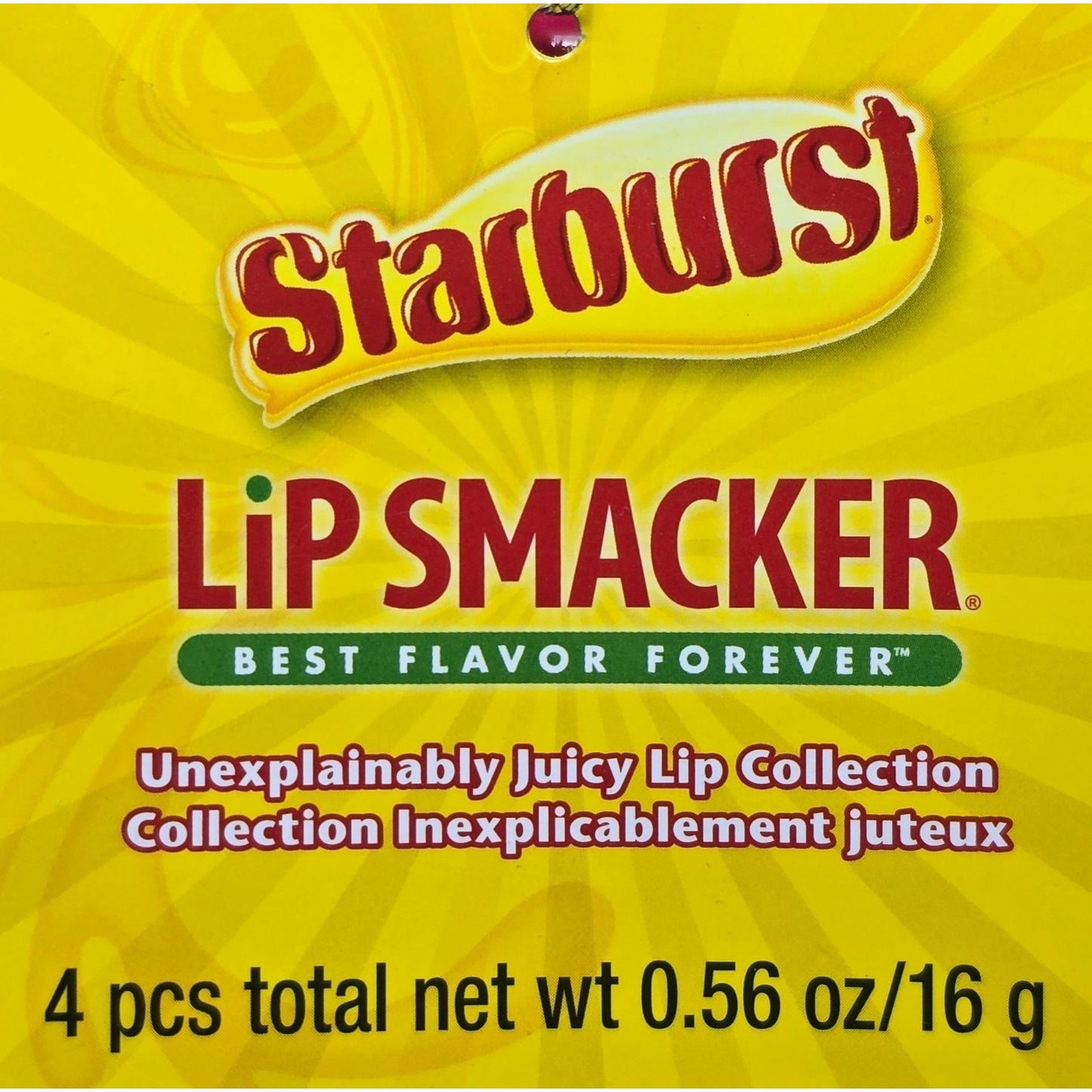 Starburst Lip Smacker Lip Balm Tin Set With 4 Flavors Collectible Tin Packaging