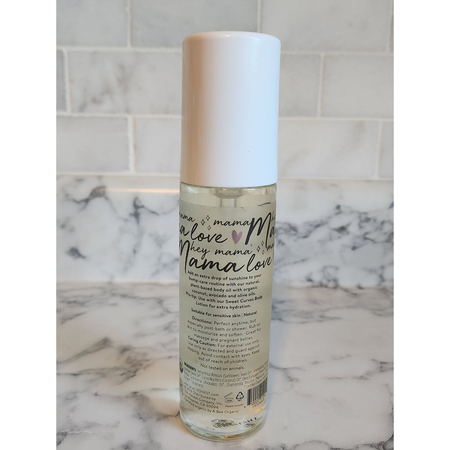 Honest Glow On Body Oil 4.2 Fl Oz Unscented