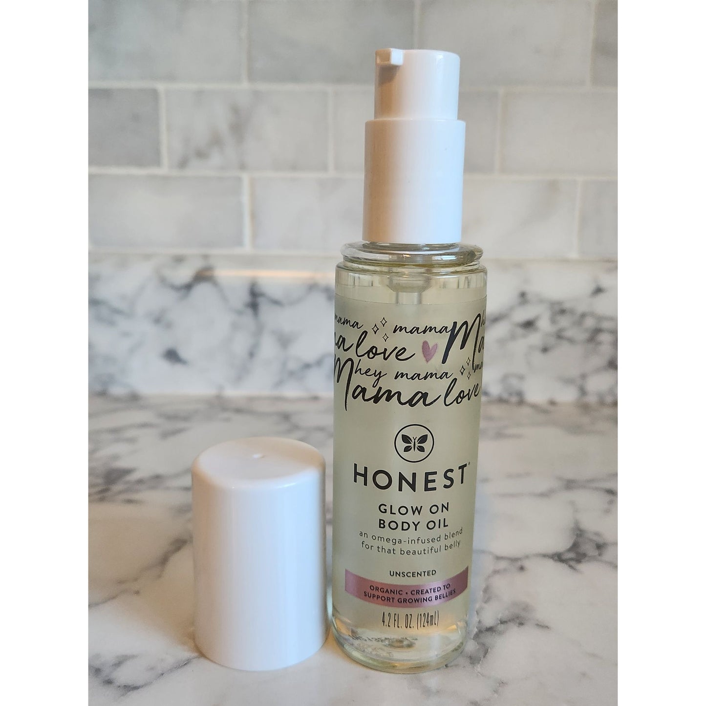 Honest Glow On Body Oil 4.2 Fl Oz Unscented