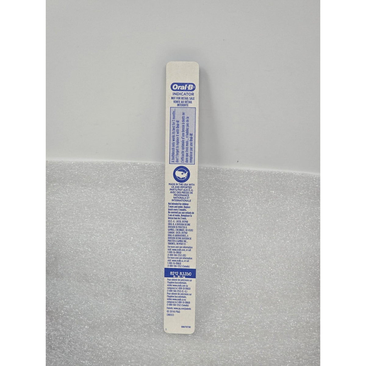 Oral-B Indicator Soft Bristle Manual Toothbrush Blue Dentist Recommended