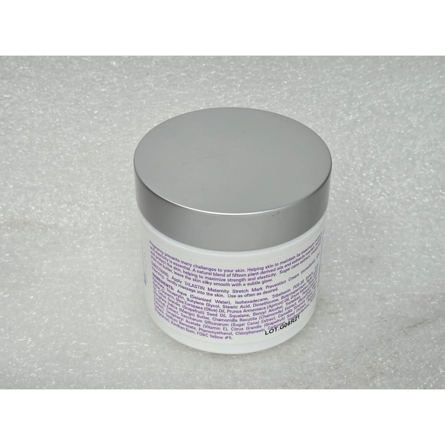 Trilastin Maternity Stretch Mark Prevention Cream Paraben-Free Skincare 4 oz