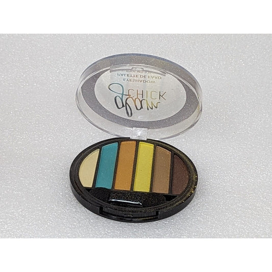 Glam Chick Eyeshadow Palette Brown Yellow Teal