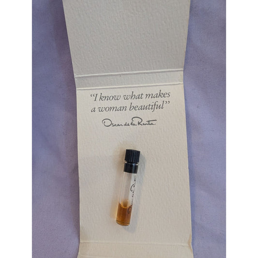 Vintage Oscar De La Renta Eau De Toilette Perfume Sample Vial