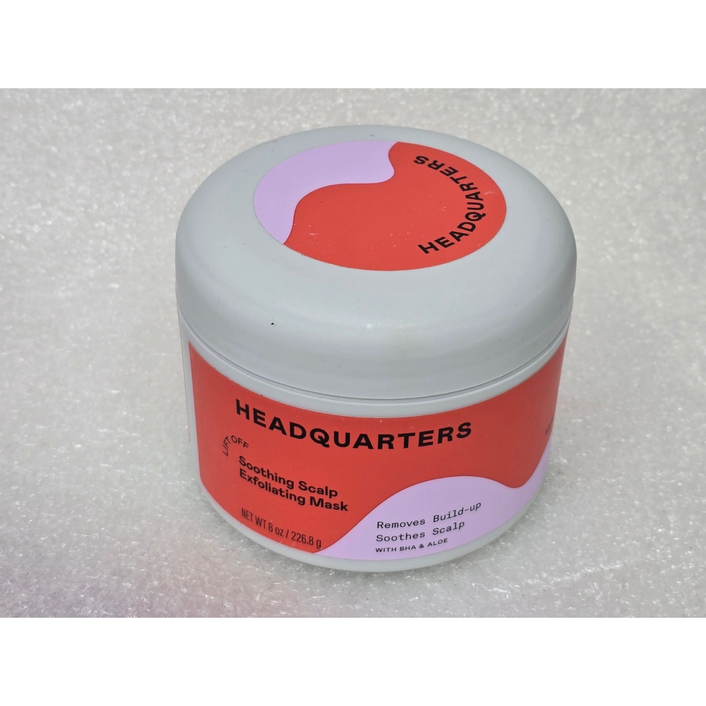 Headquarters Soothing Scalp Exfoliating Mask 8oz Removes Build-Up Soothes Scalp