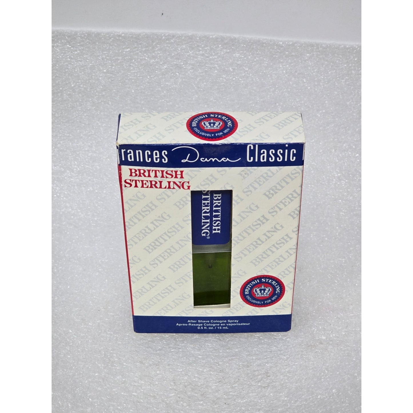 Vintage Dana British Sterling After Shave Cologne Spray 0.5 Fl Oz New In Box