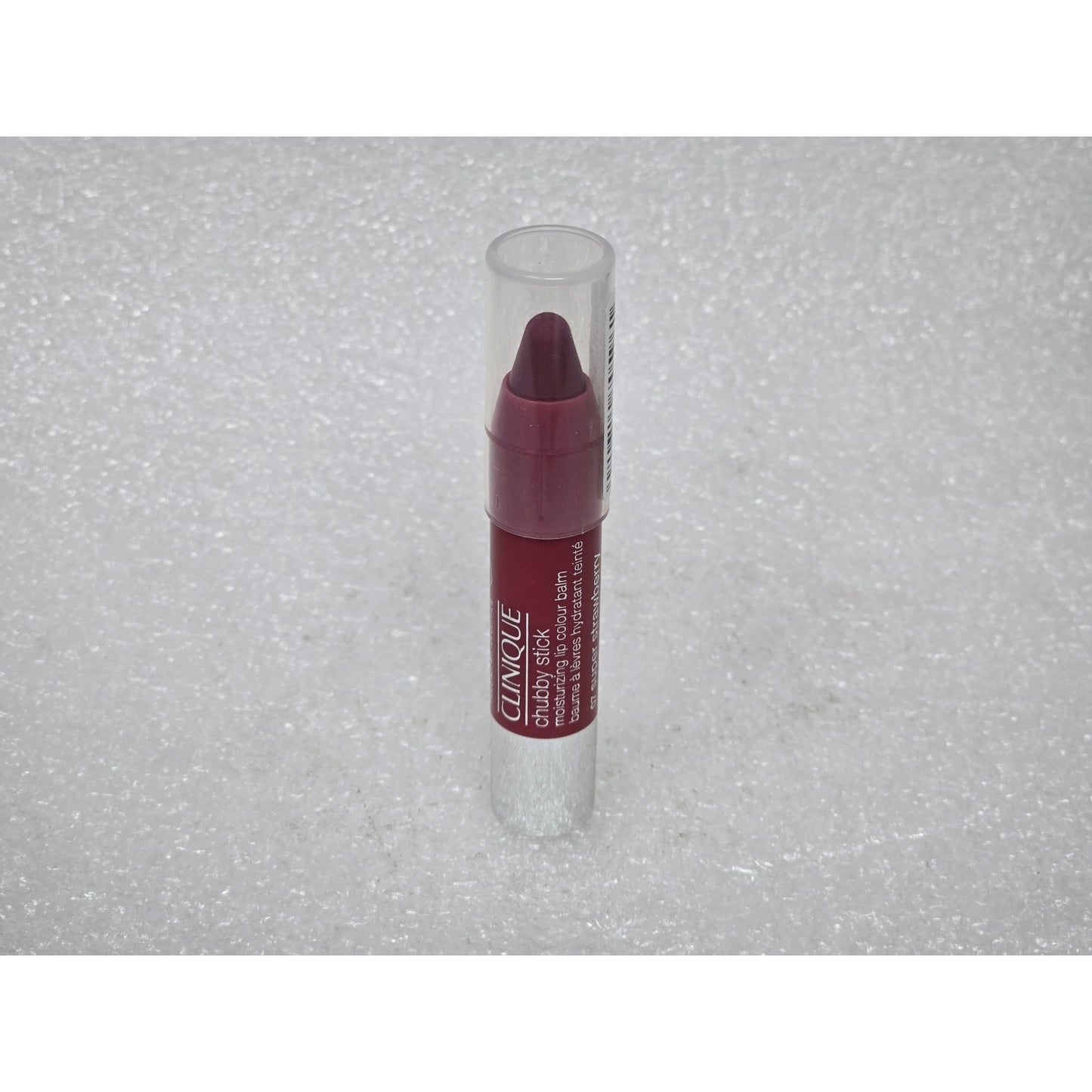 Clinique Chubby Stick Moisturizing Color Balm Lip Tint 07 Super Strawberry .04oz